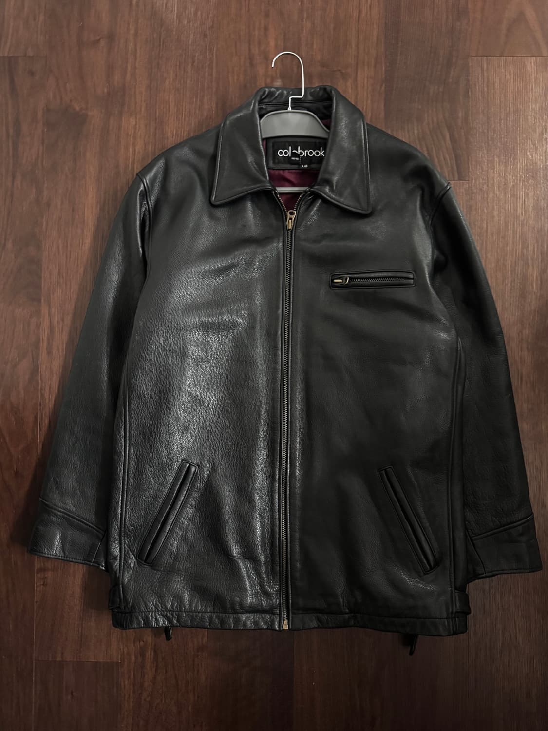 카우하이드 소가죽 하프코트 가죽 자켓 상품이미지1