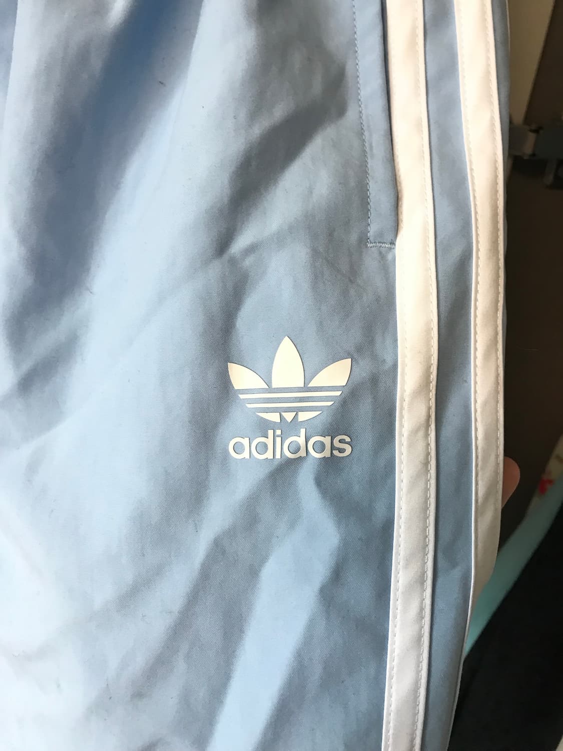 아디다스 하늘색 반바지 상품이미지4