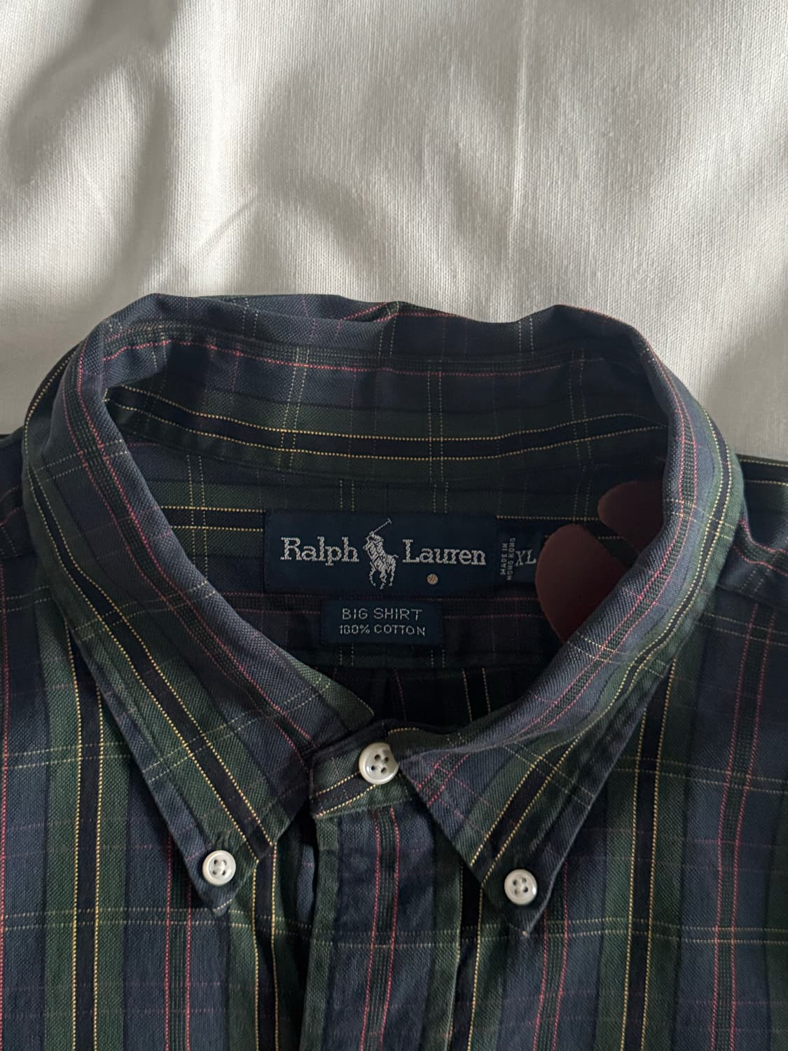 [XL] 폴로 랄프로렌 빅셔츠 타탄 체크 셔츠 상품이미지3