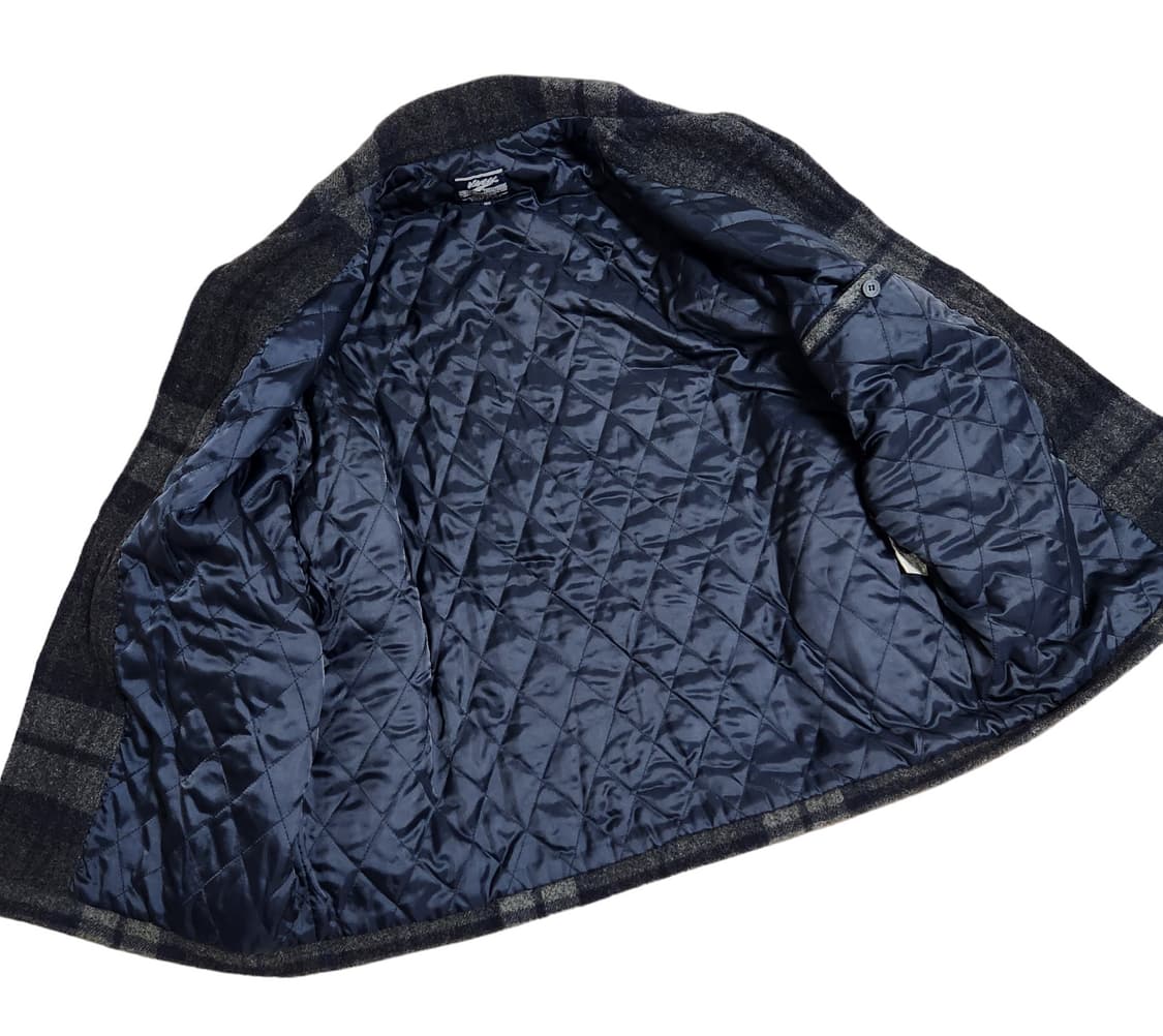 VNESS 모직 체크 누빔 자켓 상품이미지2