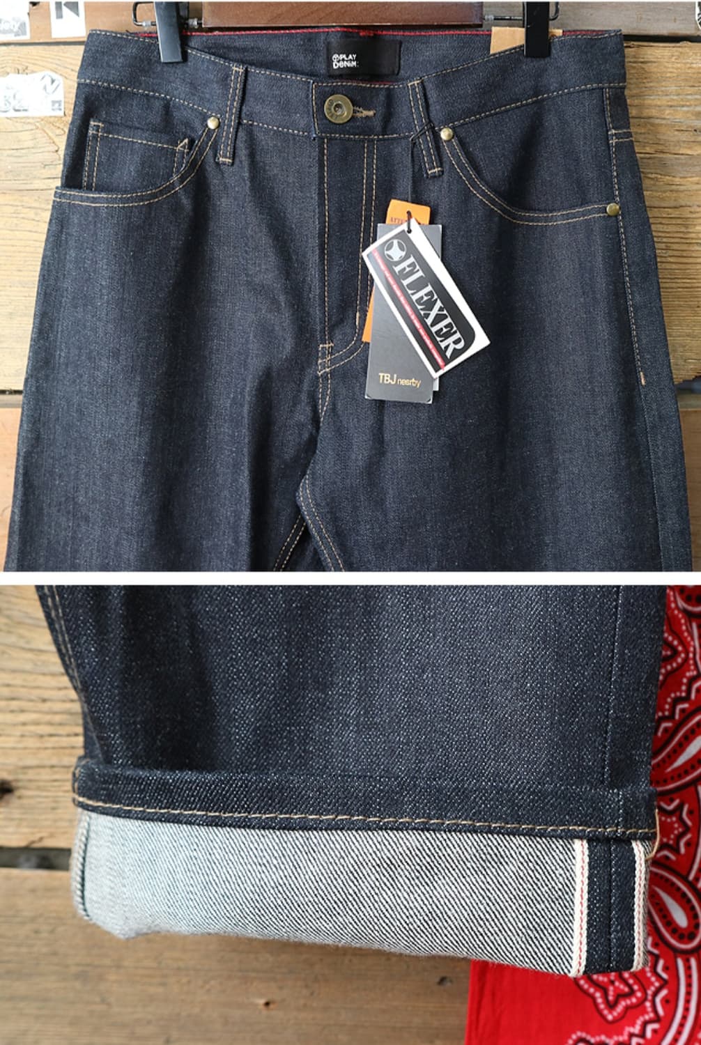 
DEN IM 진청 셀비지 데님 30사이즈 새제품 상품이미지3