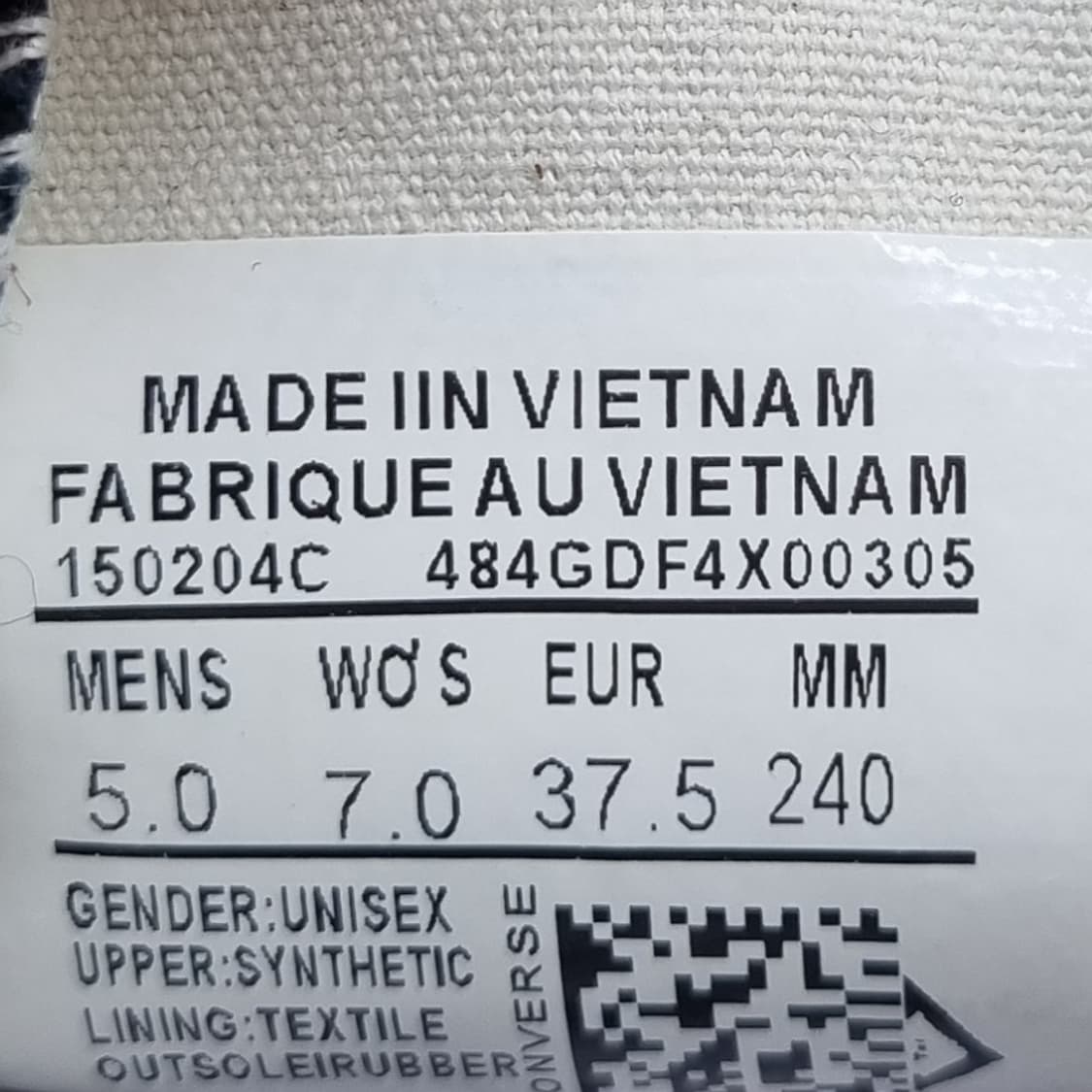 컨버스x꼼데가르송 척70 하이탑240 상품이미지6