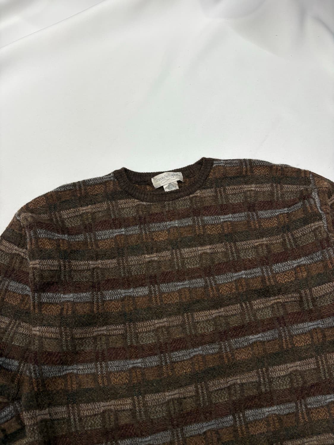 90s Tricots ST Pheal 케이블 울 니트 상품이미지3