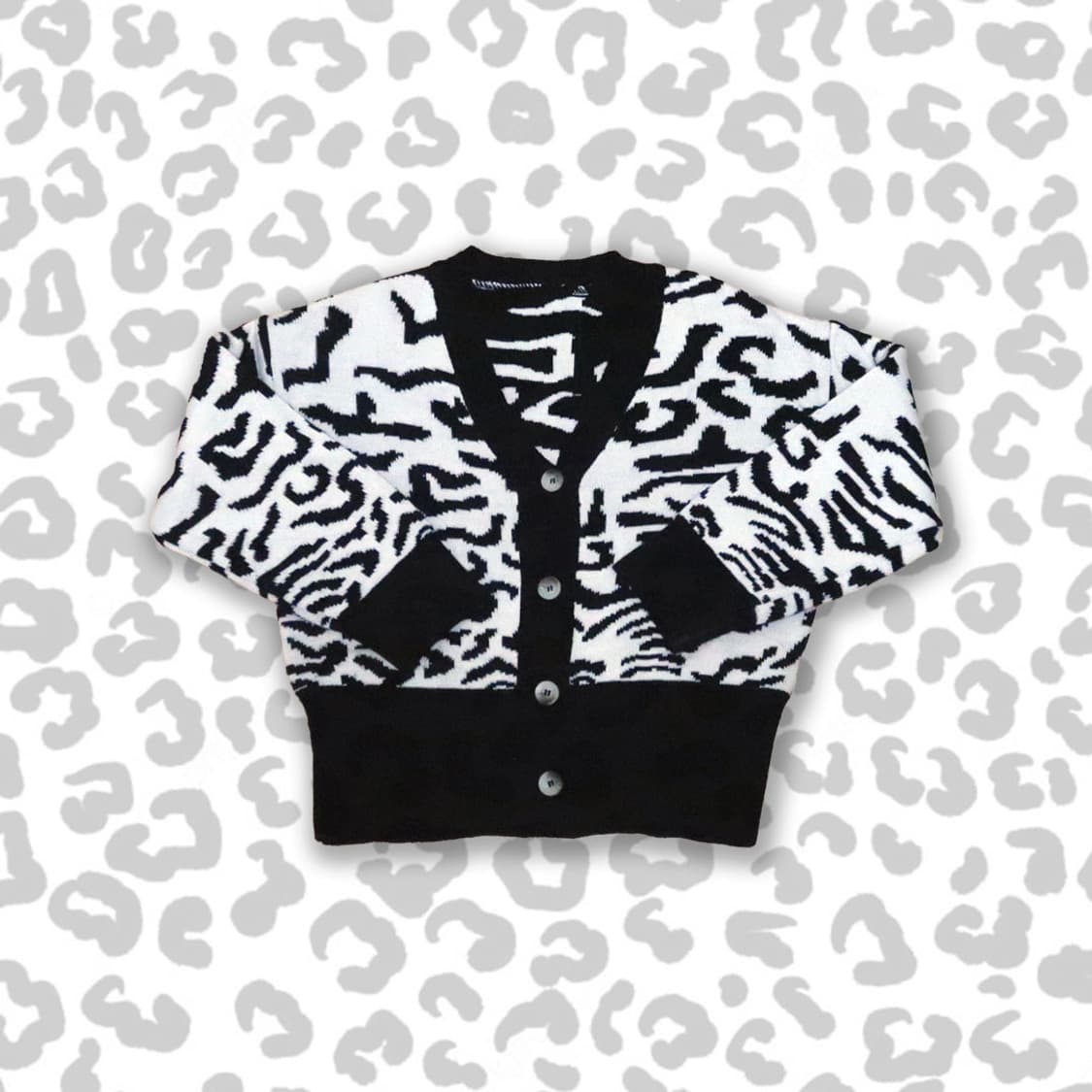 블랙호피 가디건 상품이미지1