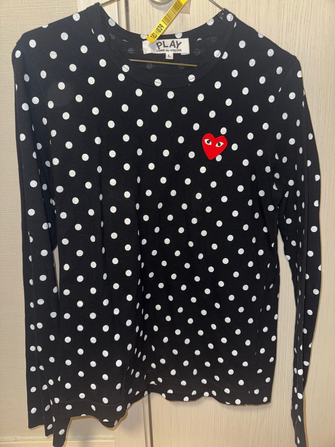 꼼데가르송 도트 롱슬리브  상품이미지1