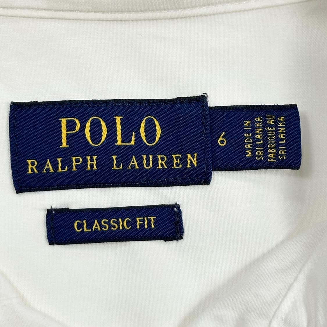 폴로 랄프로렌 포니 클래식 핏 화이트 셔츠 (실측 M 여성추천) 상품이미지5
