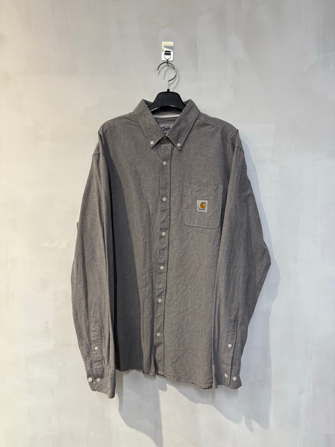 칼하트 그레이 긴팔셔츠 상품이미지1