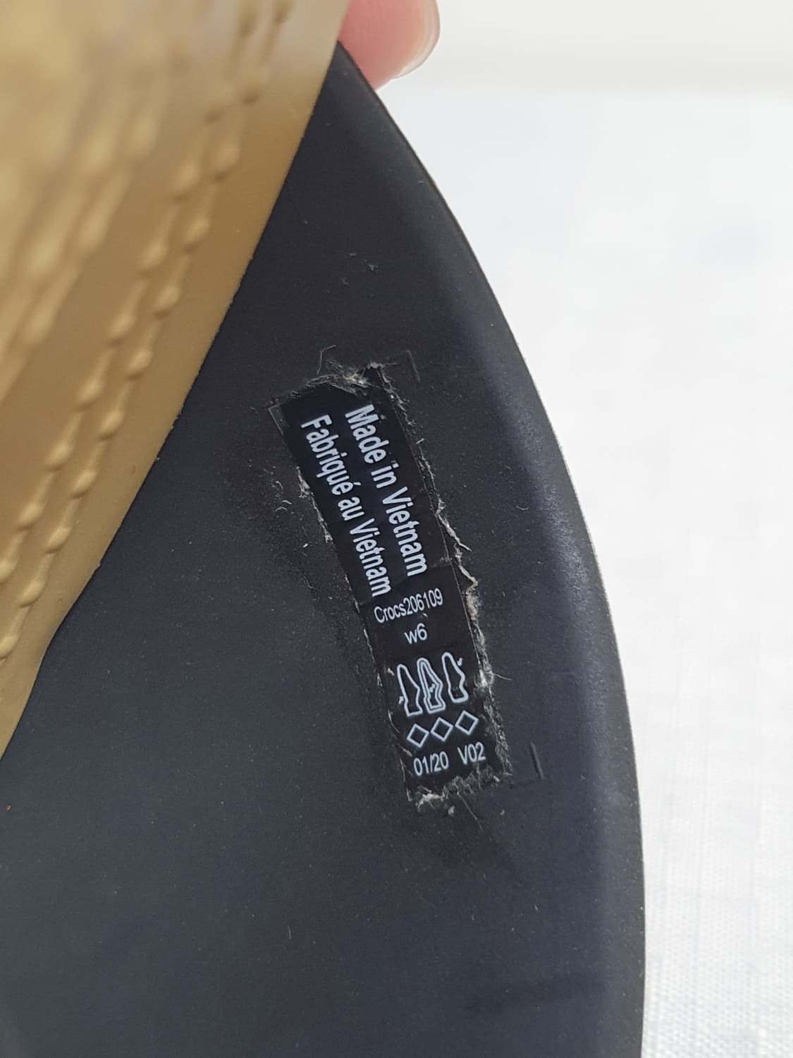 크록스 툴룸 오픈 플랫 샌들 블랙 탄 230mm 상품이미지9