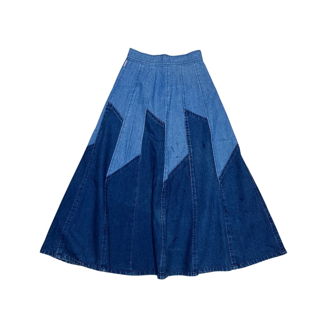 Japanese Vintage Patchwork Denim Skirt 상품이미지1