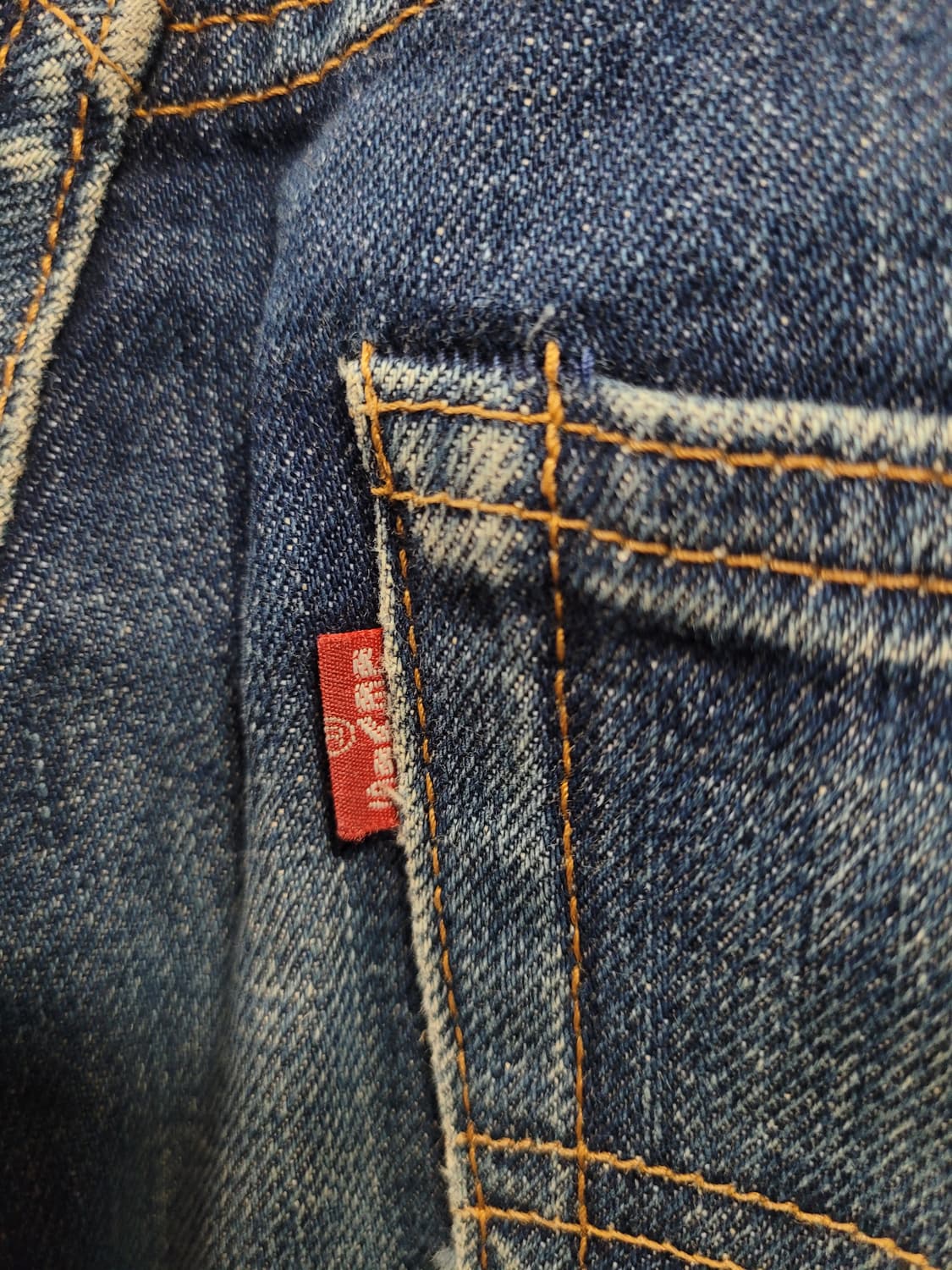 리바이스 502-XX 빅E 빈티지 셀비지 데님팬츠 사이즈 29 상품이미지5