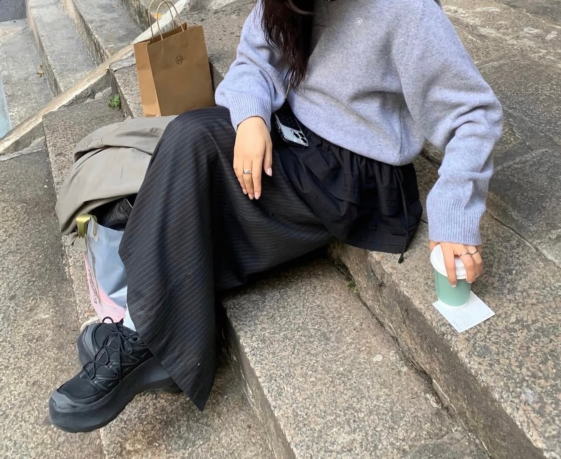 살로몬x꼼데 xt-6 255사이즈 상품이미지3