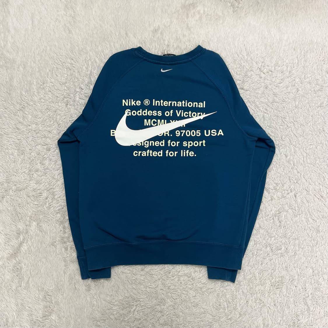 Nike blue double swoosh sweatshirt  상품이미지5