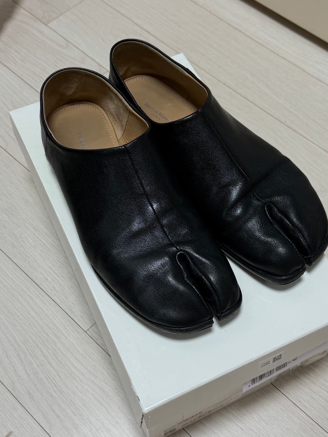 [EU42] 메종 마르지엘라 슬립온 타비 슈즈 블랙 상품이미지2