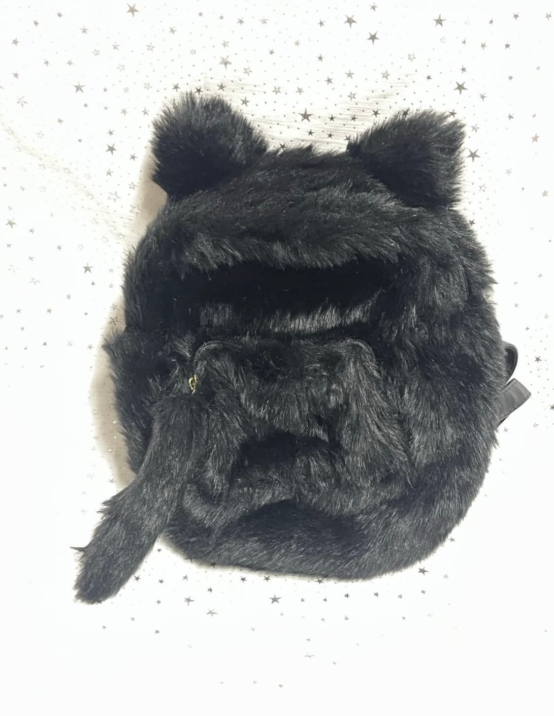 갸루 검정고양이🐈‍⬛ 털가방 상품이미지1