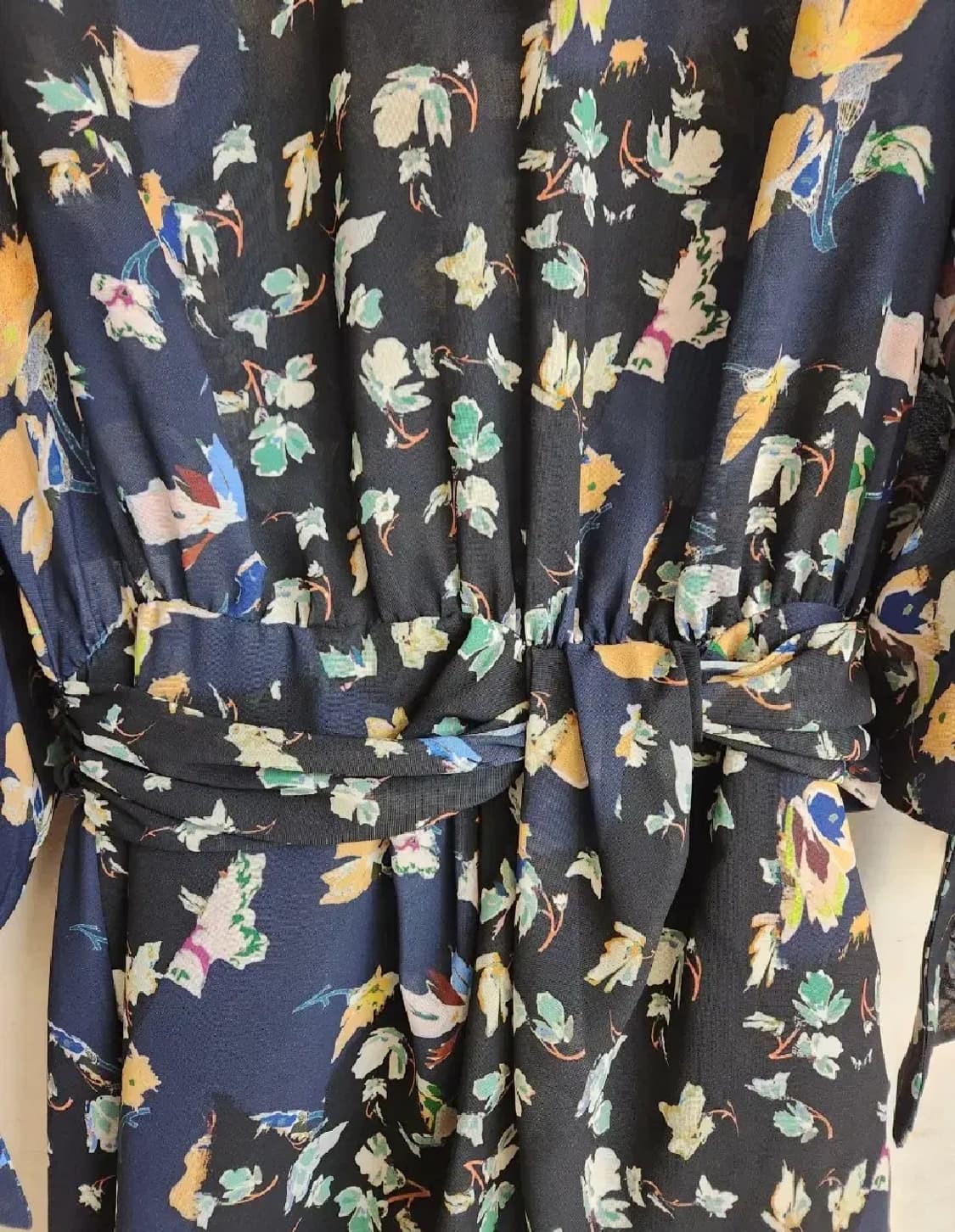 타임 플로럴 소매스트랩 원피스(봄, 가을용)55사이즈 상품이미지6