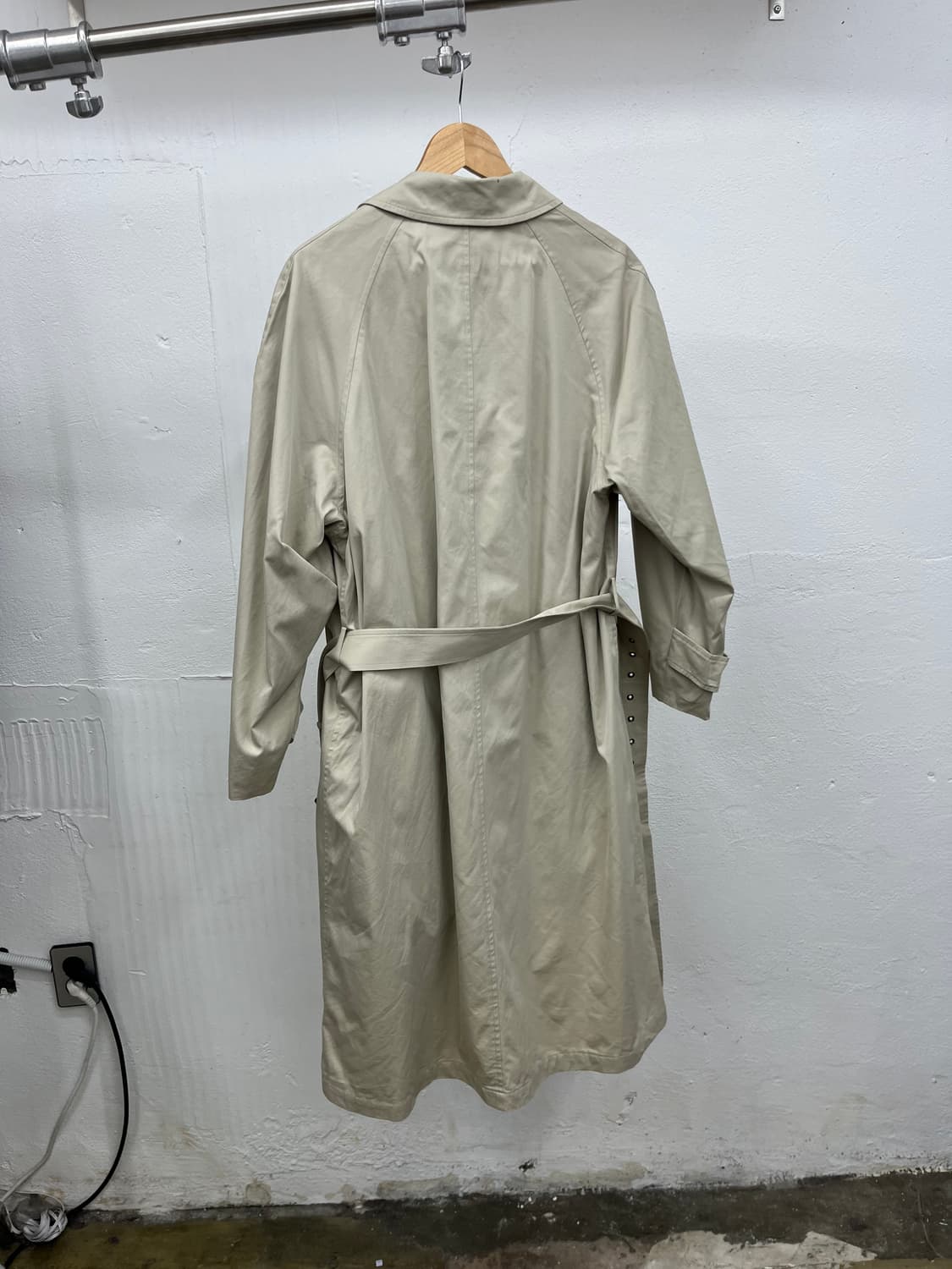 XL) POLO TARTAN CHECK TRENCH COAT 상품이미지7