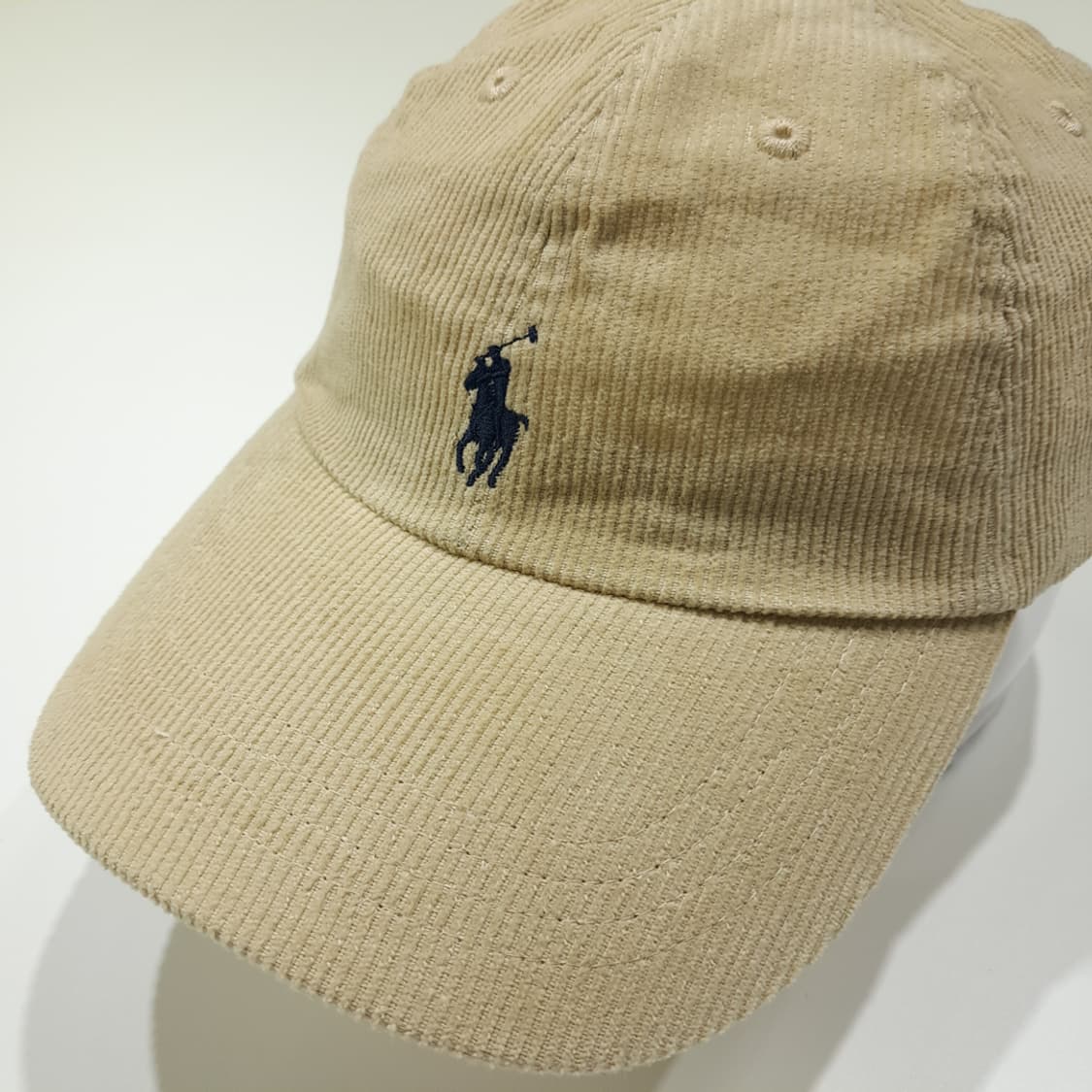 CL421 폴로 코듀로이 베이지 볼캡 모자 상품이미지1