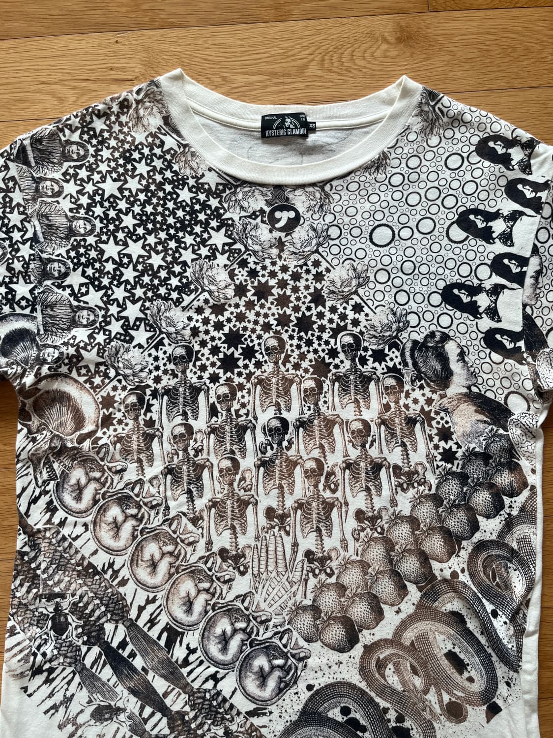 (유일매물) 히스테릭 글래머 아카이브 스네이크 반팔 티셔츠 상품이미지3