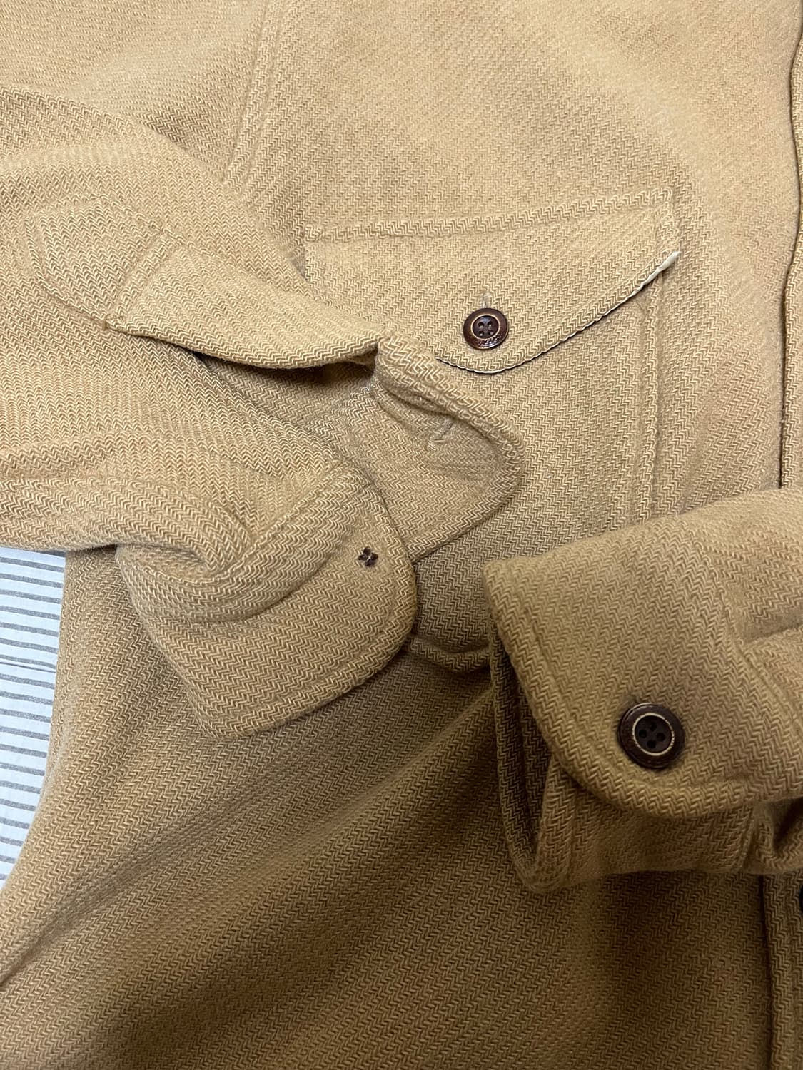 70s 펜들턴 퓨어 버진울 셔츠 made in usa 상품이미지7