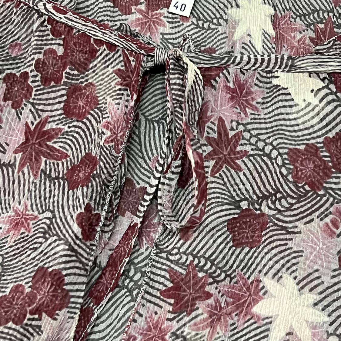  막스앤코 플라워 패턴 블라우스 y16189 상품이미지5