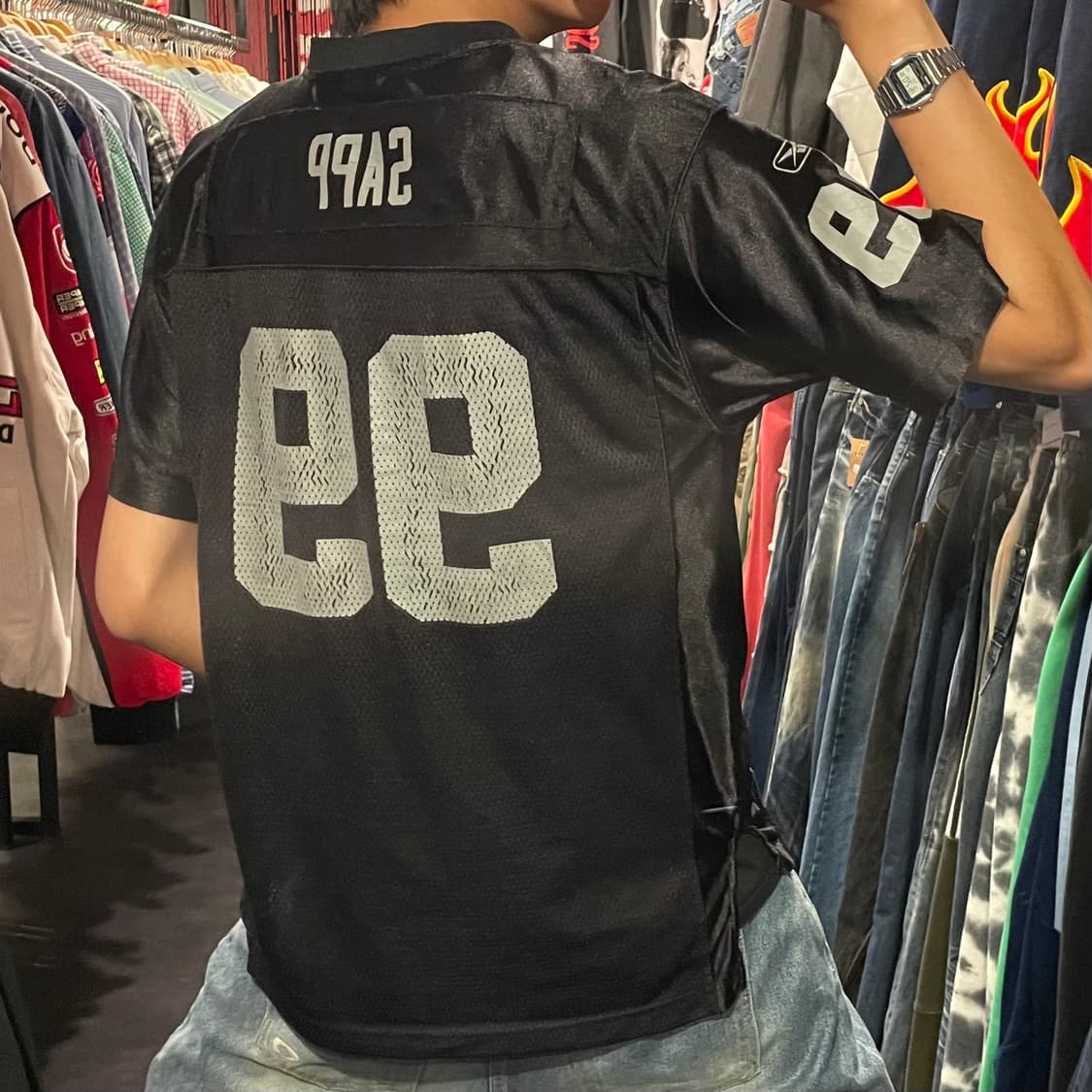 [IM] NFL X Rebok 블랙 No.99  반팔져지 상품이미지6