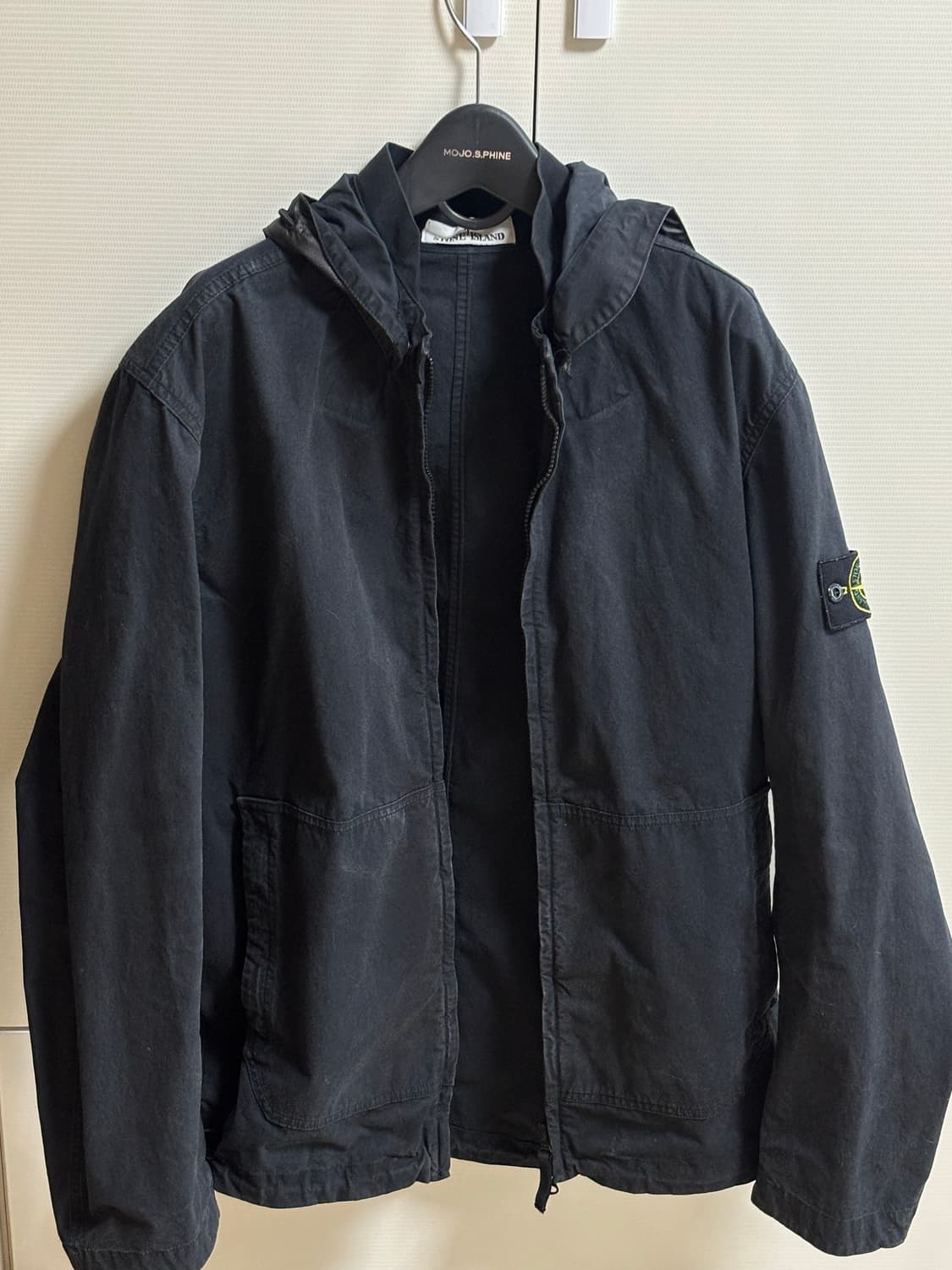 스톤아일랜드 코튼 코듀라 후드 자켓 100 상품이미지2