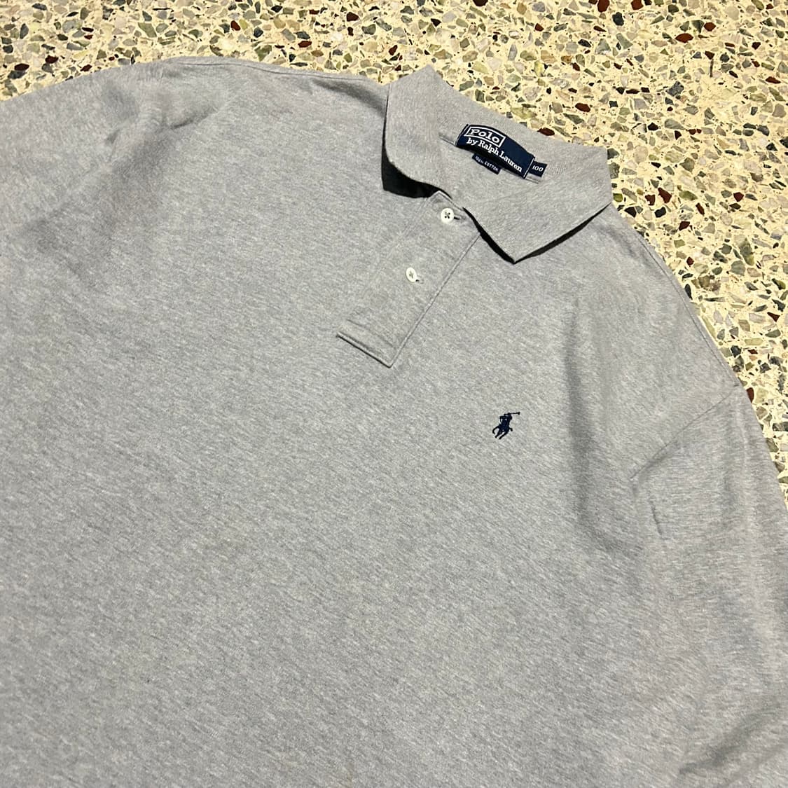 폴로 랄프로렌(Polo Ralph Lauren) 그레이 긴팔 카라티 상품이미지2