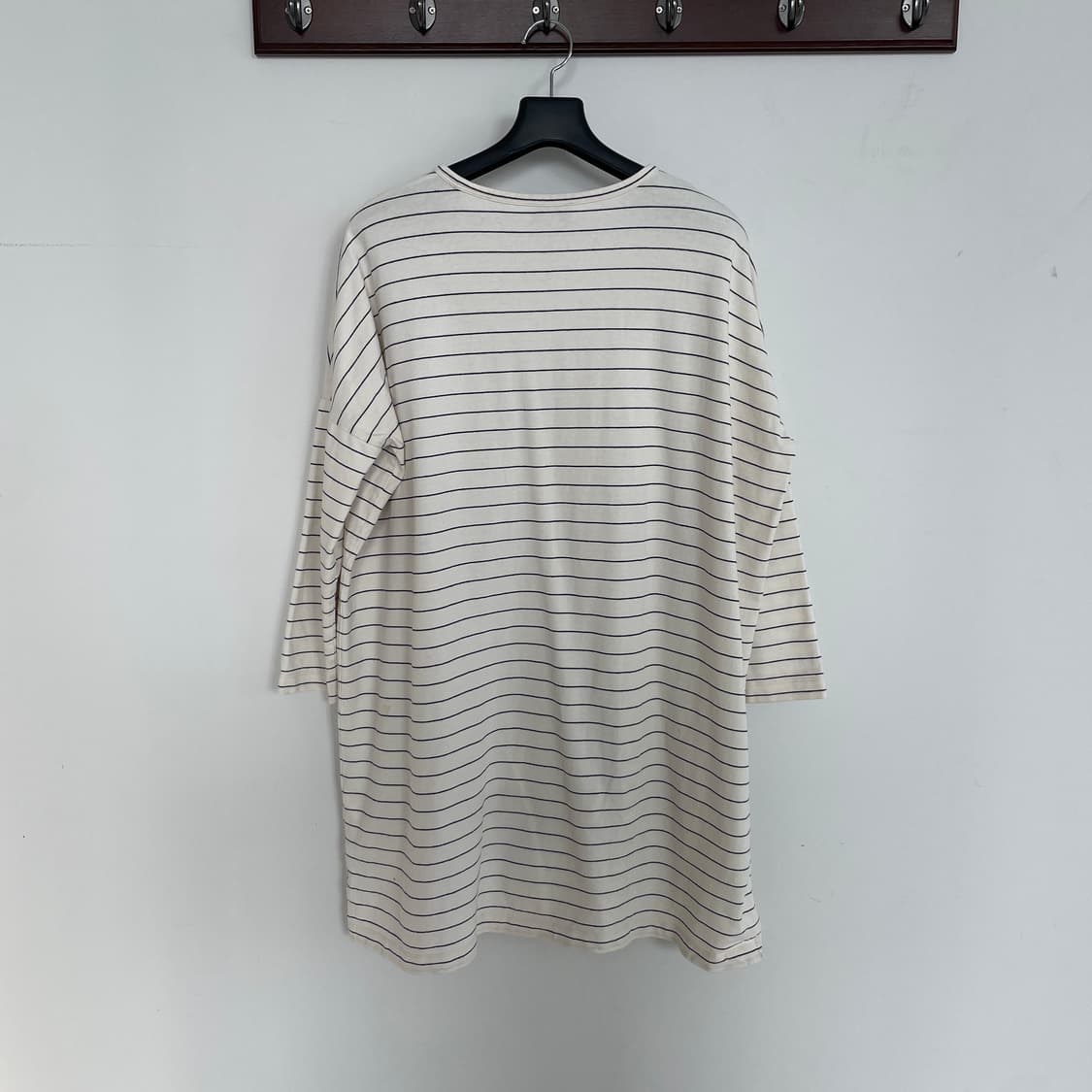 코스 8부 스트라이프 롱 티셔츠 상품이미지2