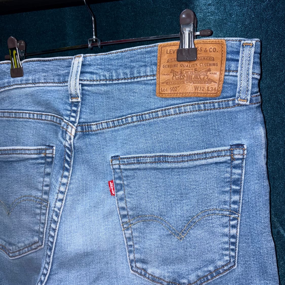 (33) 리바이스 502 연청 데님 팬츠 상품이미지4