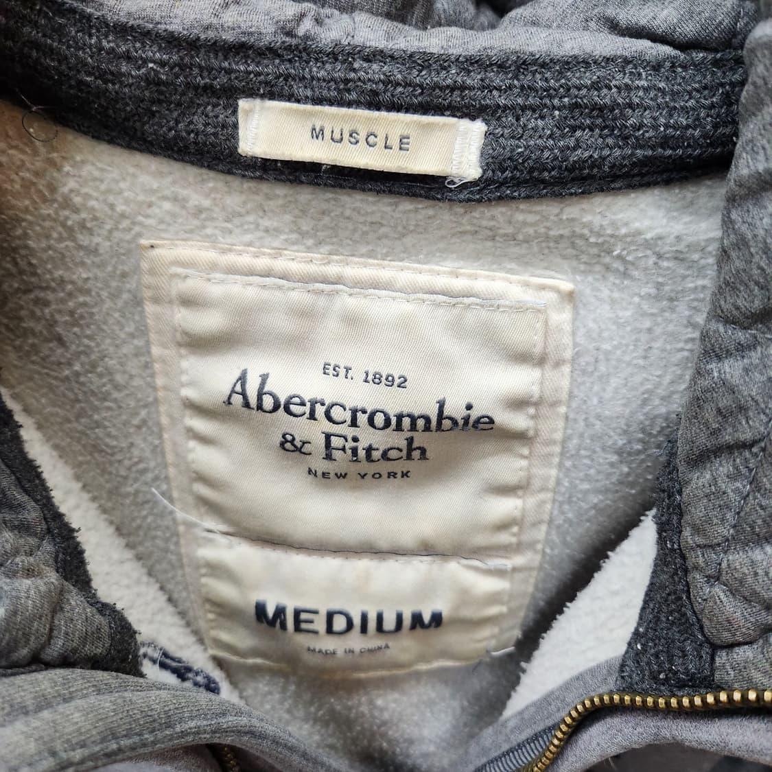 아베크롬비 빈티지 Y2K 풀집업 후드집업 M(L) 상품이미지4