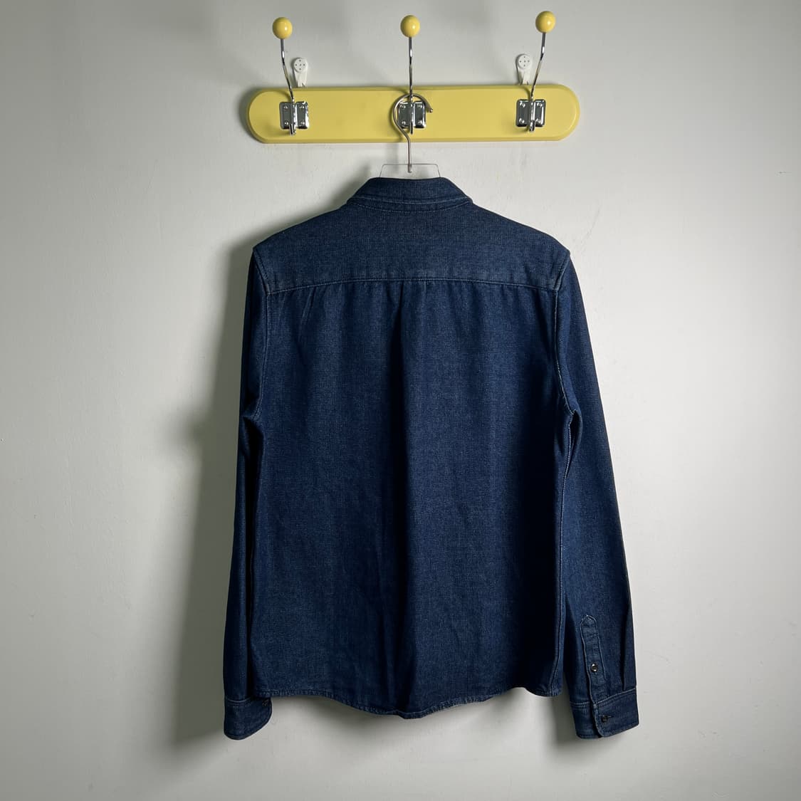 A.P.C. 아페쎄 투포켓 인디고 데님 셔츠 M 상품이미지3