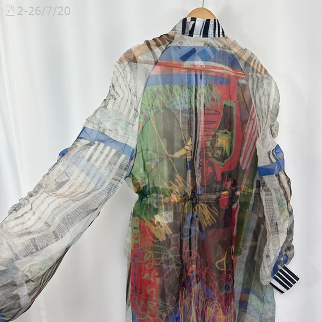 choibok 여자 시스루 롱자켓 (55-88추천) 상품이미지10