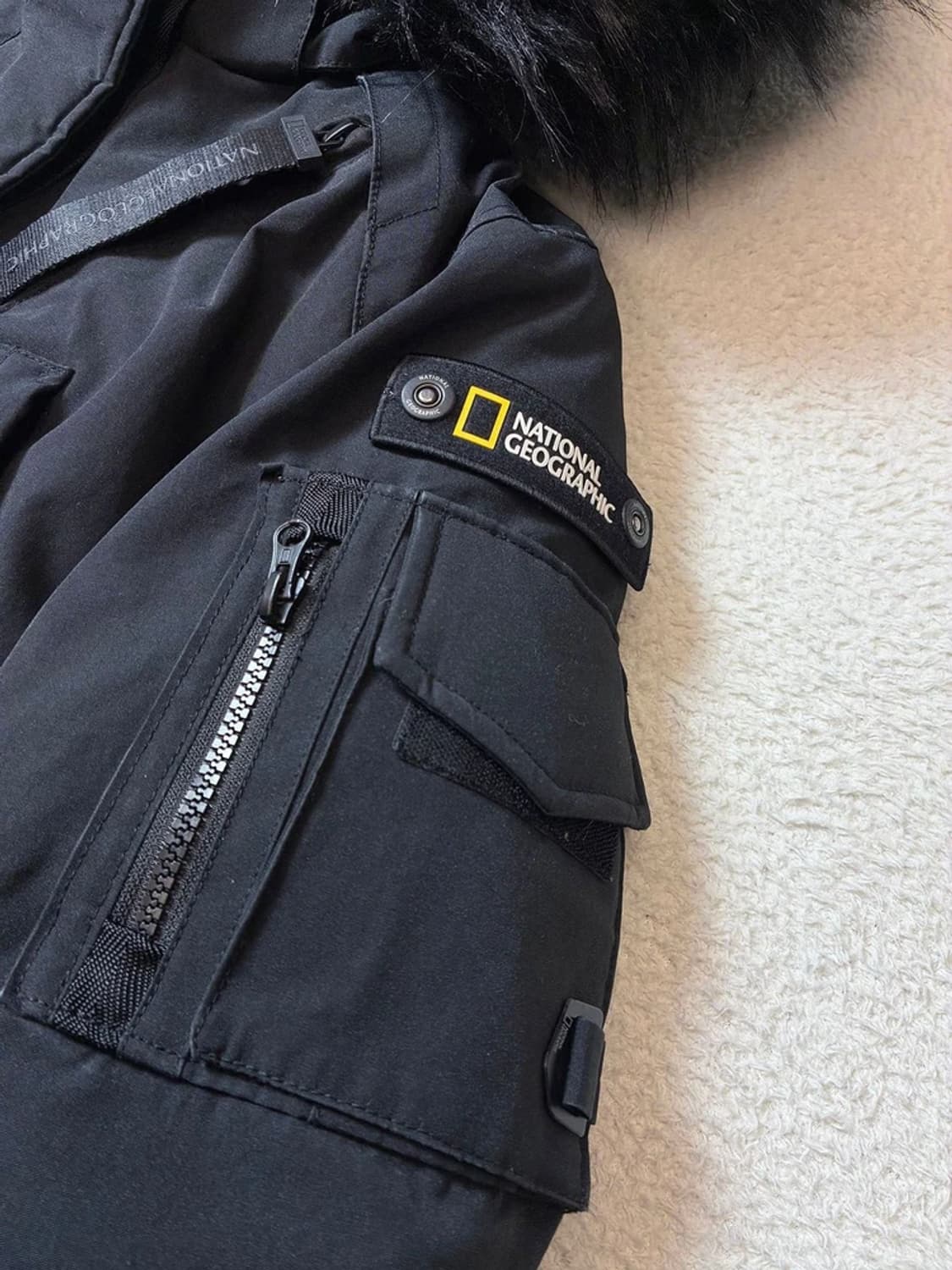 내셔널지오그래픽 20ss 덕다운 타루가 퍼 트리밍 숏 패딩 PN7316 상품이미지5