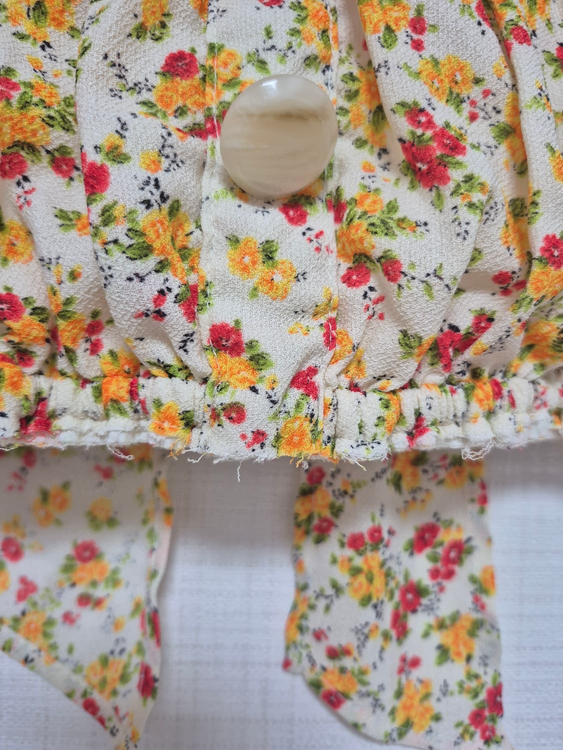 리즈리사 샘플 히메갸루 플라워 크롭탑  상품이미지2