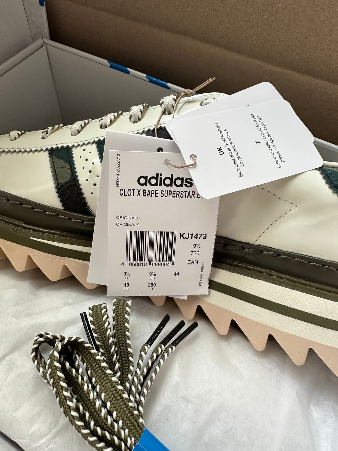 (280) 아디다스 x 베이프 x 클랏 슈퍼스타 상품이미지1