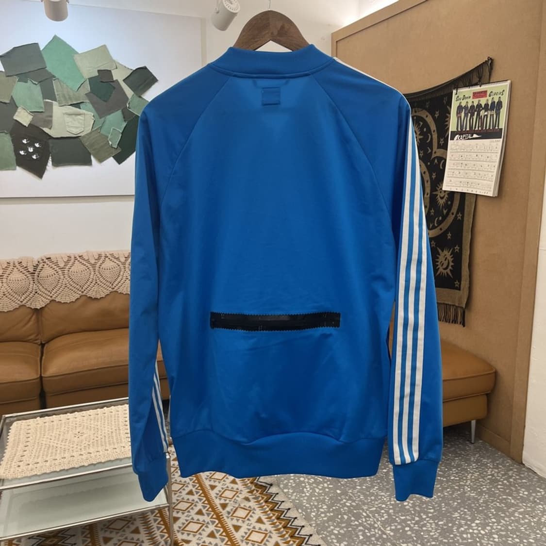 아디다스 슈퍼스타 희귀 레트로 트랙패턴 져지 집업 100 C10789 상품이미지4