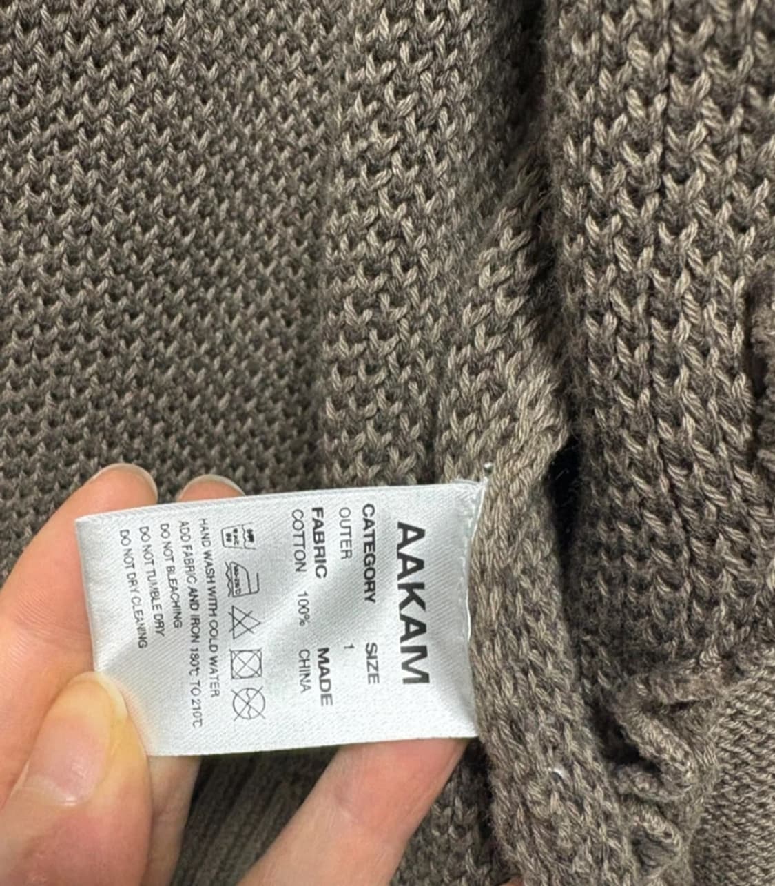 아캄(AAKAM) Sun Jacquard Zip-Up Sweater 상품이미지5