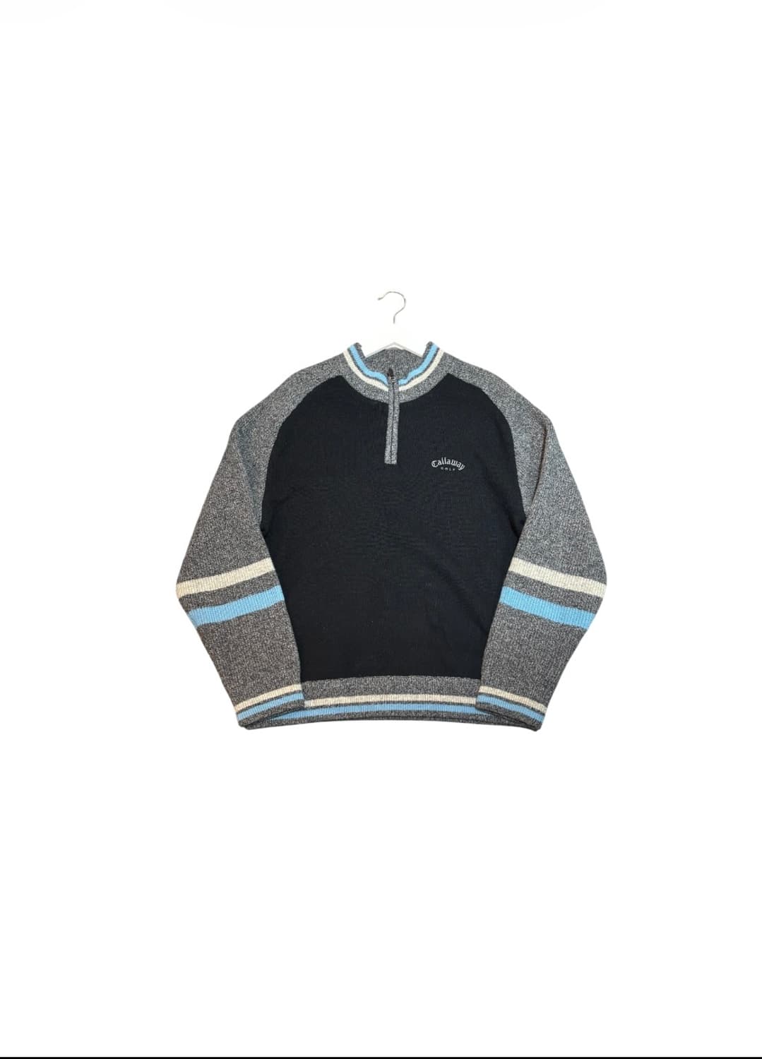 캘러웨이 방풍 하프집업 니트 스웨터 M 상품이미지1