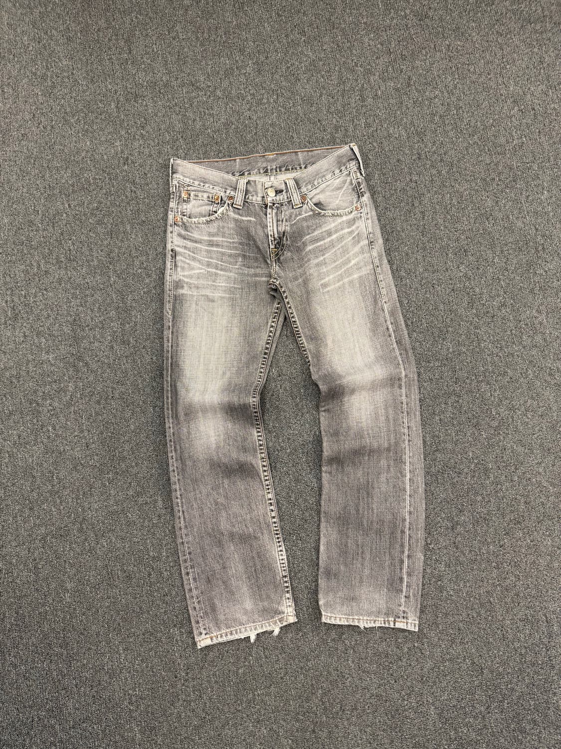 32)리바이스 빈티지 워싱 502 그레이 데님팬츠 상품이미지1