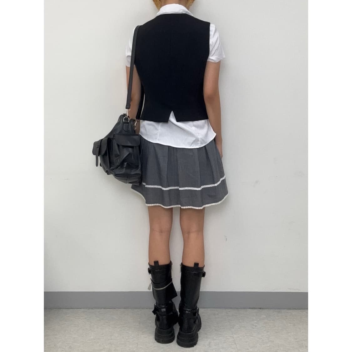 빈티지 블랙 베스트 상품이미지3