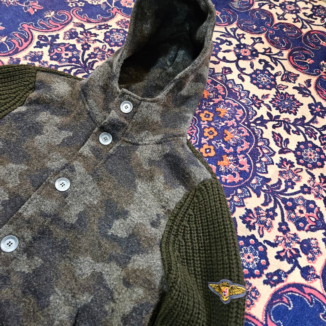 Aviazione Navale in Italy 카모 블럭 후드자켓 상품이미지5