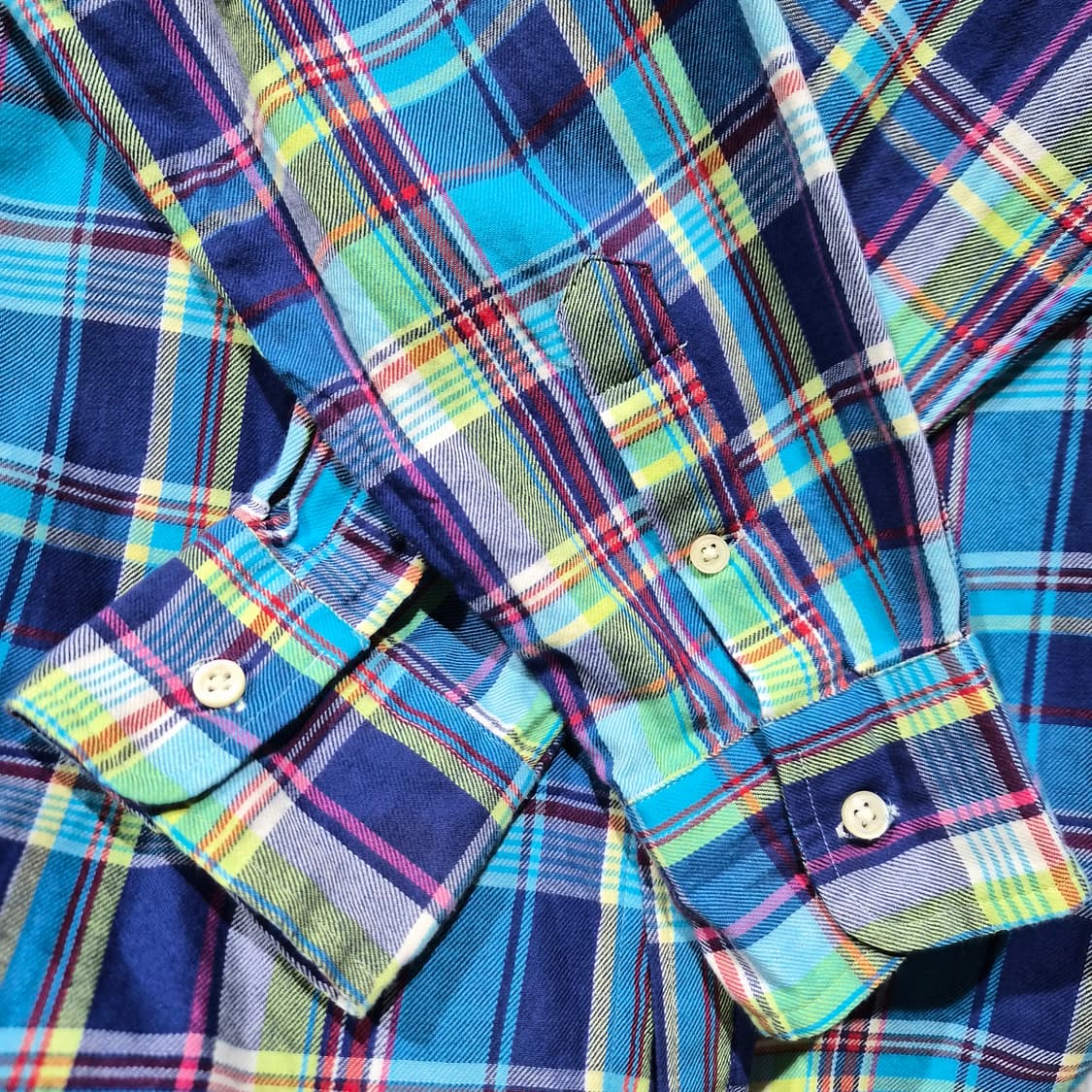 폴로랄프로렌 릴렉스드핏 체크셔츠(옐로우포니) 상품이미지7