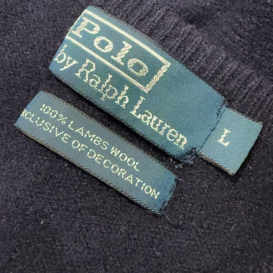 폴로 랄프로렌 램스울 브이넥 니트 상품이미지7