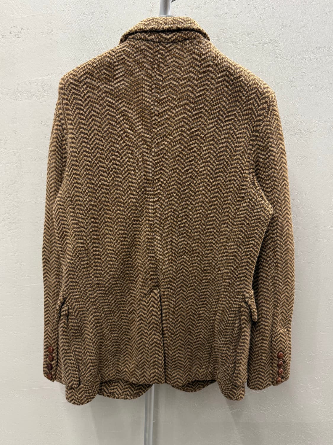 폴로 랄프로렌 클래식 램스울 알파카 헤링본 니트 블레이저 M 상품이미지4