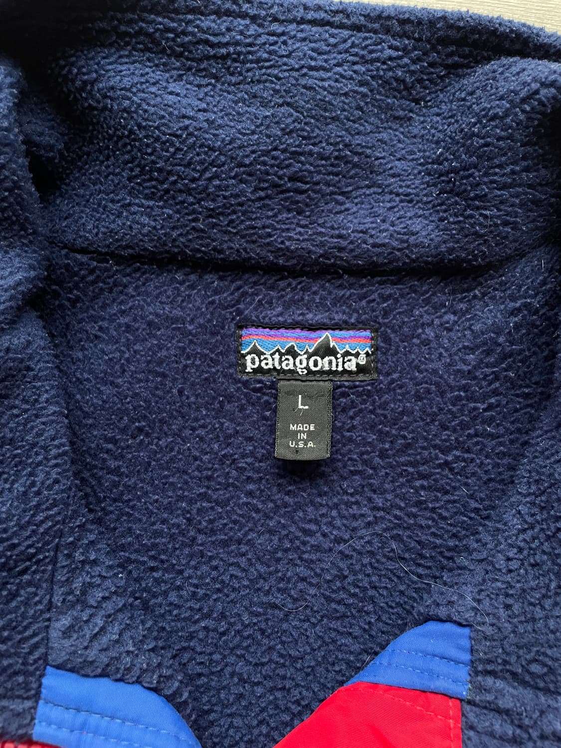 1990 파타고니아 쉘드 신칠라 봄버 자켓 레드 rare usa 상품이미지3