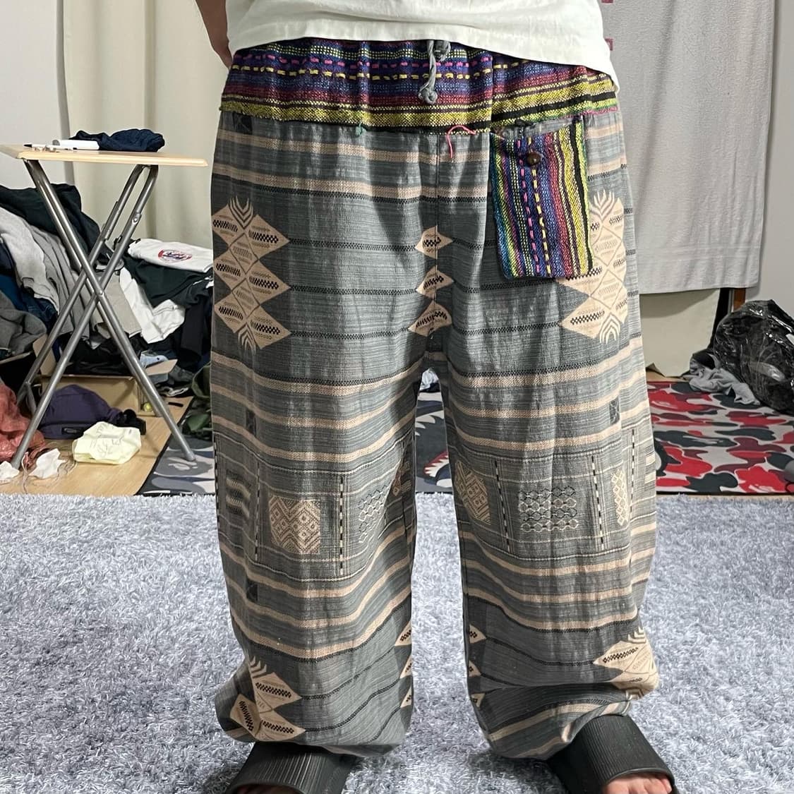 VTG 오버핏 인디언 조거팬츠 상품이미지2