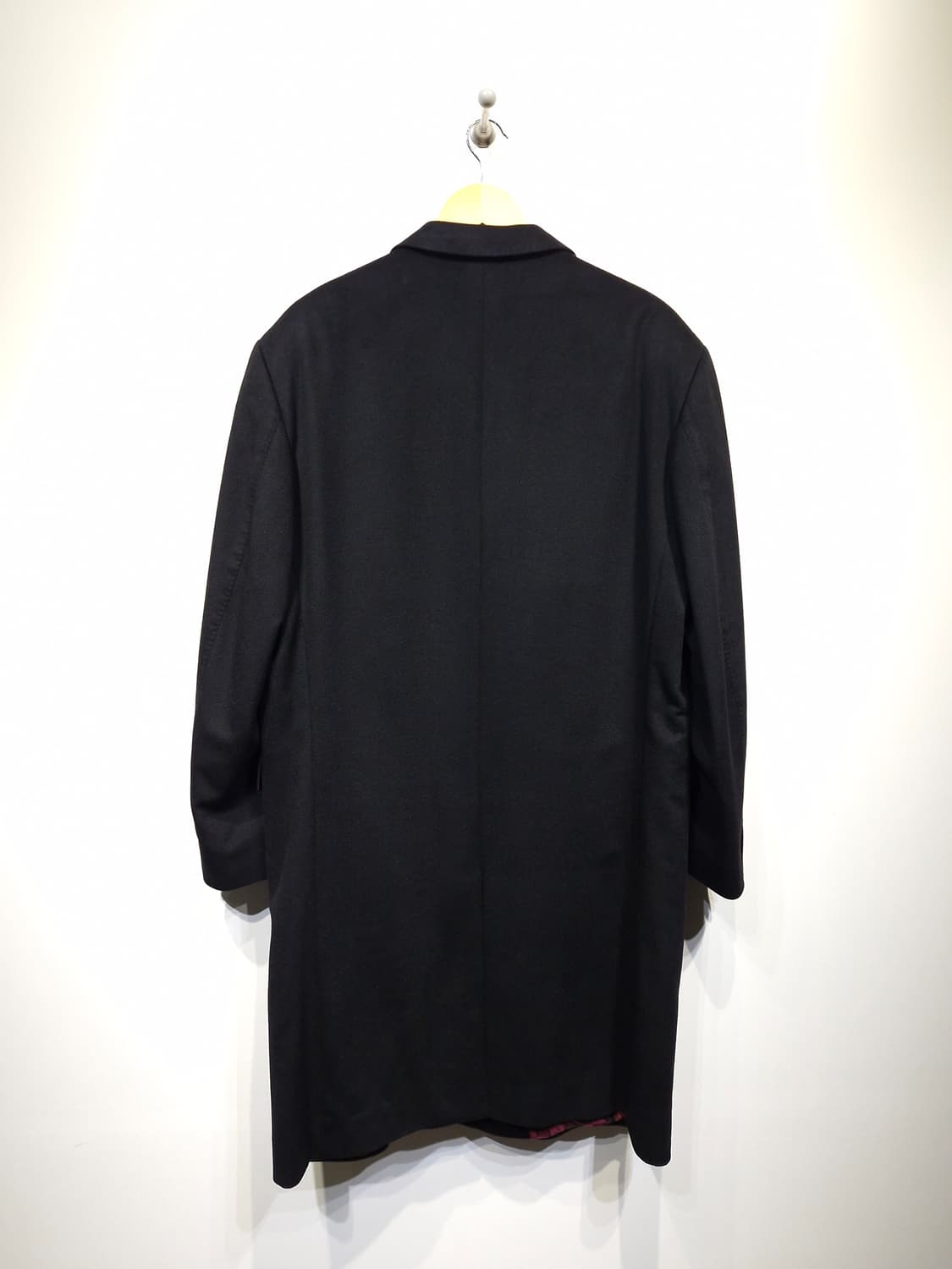 알베로 에르메네질도 제냐 100% 캐시미어 블랙 롱코트(106) 상품이미지2