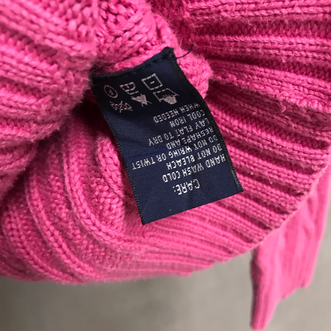 폴로 랄프로렌 케이블 니트 핑크 L 상품이미지6