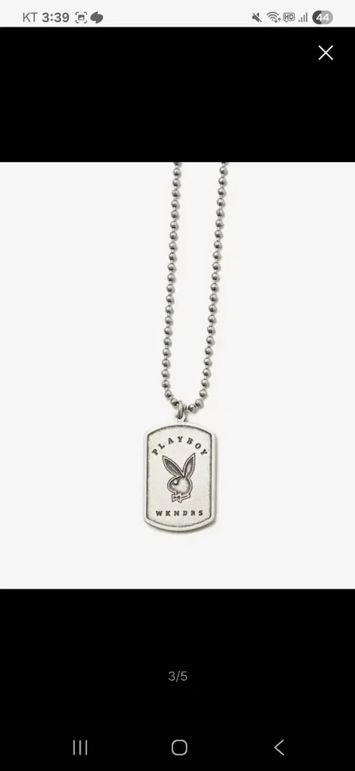 위캔더스X플레이보이 목걸이 상품이미지1