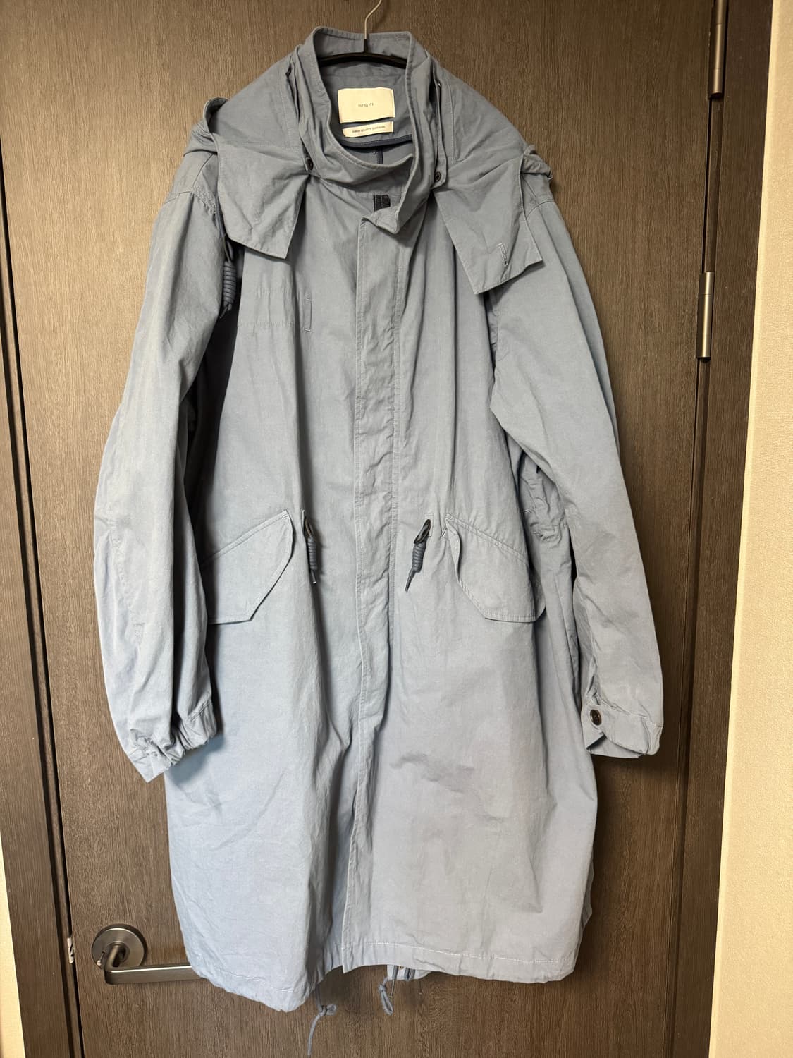 [1]Washed cotton mods parka blue 상품이미지2